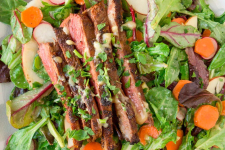 Salad steak me